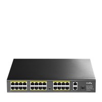 מתג לא מנוהל 24 פורטים CUDY FS1026PS1