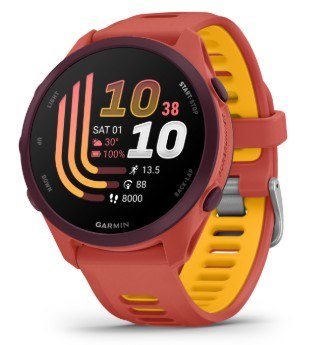 גרמין שעון מולטי ספורט FR170 מוזיקה אדום כתום Garmin Forerunner 170 Music