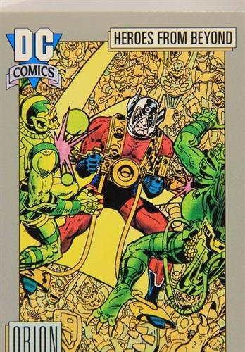 קלף בודד די.סי קומיקס DC Comics - Orion's Mother Box and Astro-Glider - Heroes From Beyond - 124