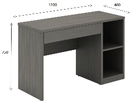 שולחן עץ לבית או למשרד מדגם Keisar 166662