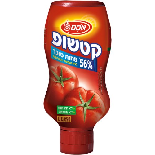 קטשופ 56% מופחת סוכר