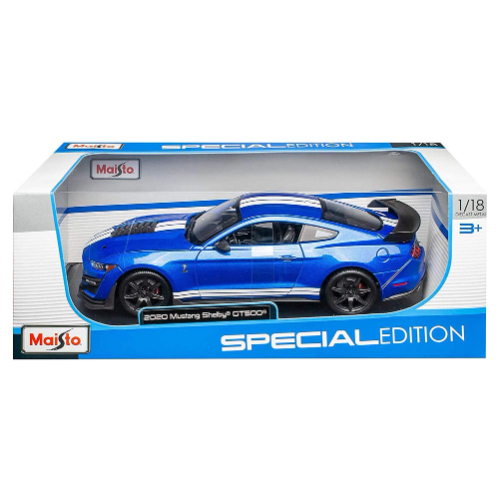 מאיסטו - דגם מכונית פורד שלבי גי טי 500 כחולה - Maisto Ford Shelby GT500 1:18