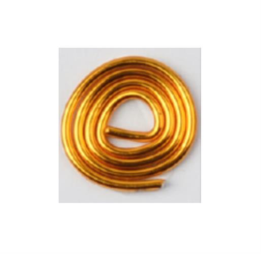 חוט אלומיניום עובי 1.5 מ"מ אורך 5 מ' צבע זהב כהה ^