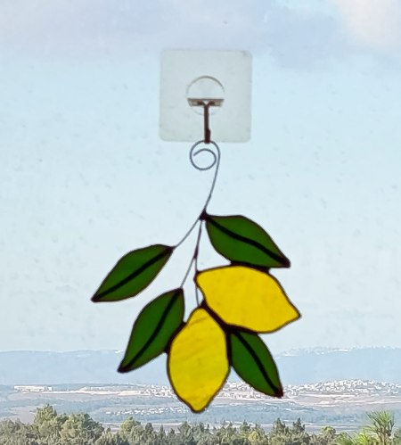 קישוט קיר - ענף לימון