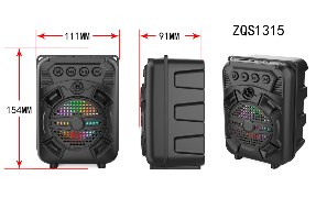 רמקול בלוטוס ZQS-1315 בעוצמה 8W