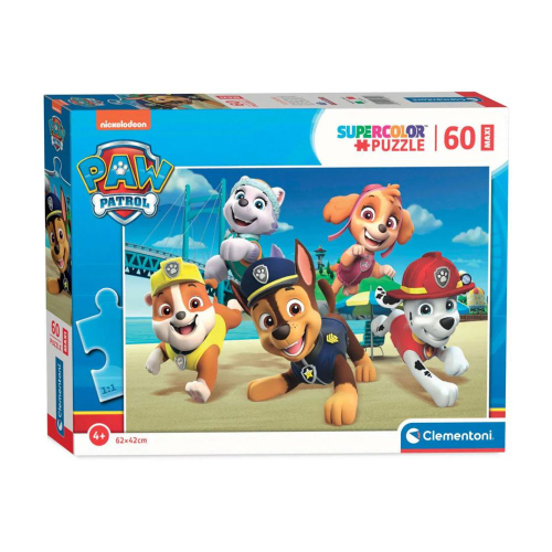 קלמנטוני - פאזל מפרץ ההרפתקאות 60 חלקים - Clementoni  Puzzle PAW PATROL