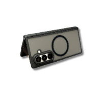 כיסוי עם מסגרת שלמה לסמסונג פולד FOLD 7 תומך Magsafe בצבע שחור