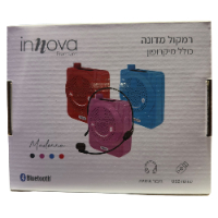 רמקול מדונה כולל מיקרופון Innova WPSSP6PN בצבע ורוד