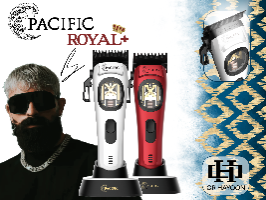 מכונת תספורת Pacific Royal+ Plus R4 white & red Flash