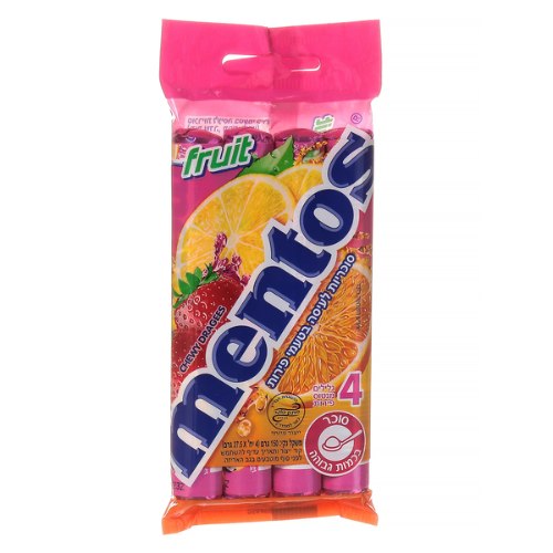 סוכריות מנטוס בטעמי פירות