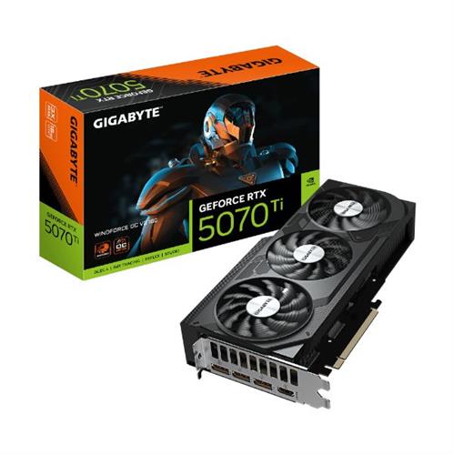 כרטיס מסך GIGABYTE GeForce RTX 5070 Ti WINDFORCE OC V2 16G
