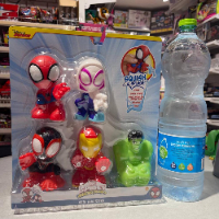 ספיידי - 5 דמויות של ספיידי וחבריו משפריצים מים - SPIDEY