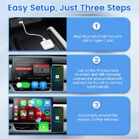 U2W Mini מתאם לרכב CarPlay אלחוטי Carlinkit