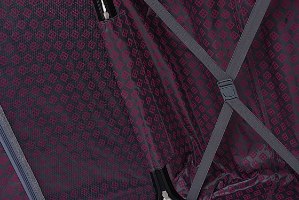 מזוודה איכותית 24" בינונית  SWISS LUXE - צבע סגול
