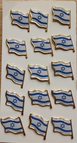 3 מארז 15 דגלי ישראל דש