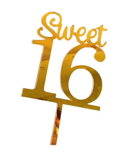 טופר SWEET 16 זהב