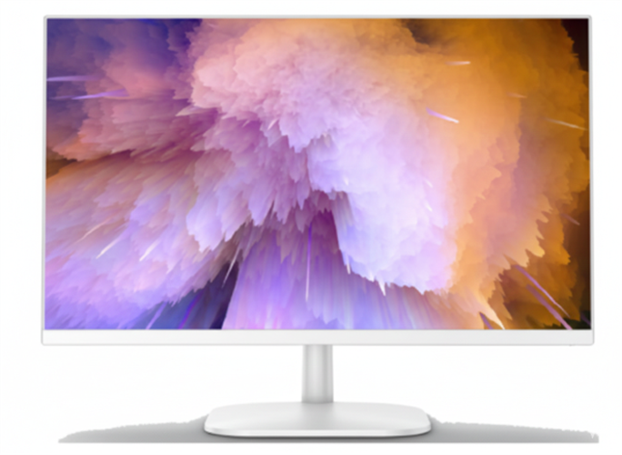 מסך לבן Solid F2712YW 27 FHD 5ms VA Speakers 120hz VGA HDMI
