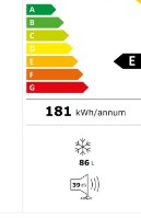 מקפיא 3 מגירות 86 ליטר דגם FNE1075N בקו Beko לבן