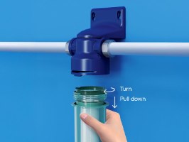 מסנן חלקיקים Aquaphor Aquaeffect משולב טיפול אבנית