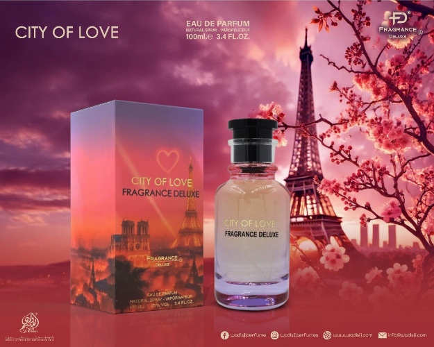 Fragrance deluxe City Of Love פרגרנס דלוקס סיטי אוף לאב | א.ד.פ 100 מ״ל