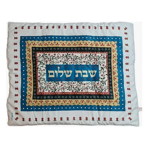 כיסוי פלטה לשבת מעוצב מלבן מעוטר