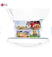 מקרר מקפיא תחתון 720 ליטר דגם LG GM859RWCE לבן מהדרין