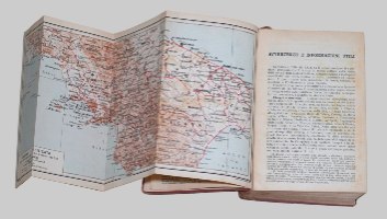 מדריך טיולים עתיק, דרום איטליה 1928, הוצאה ראשונה כולל מפות ותמונות