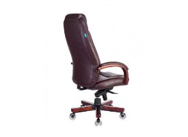 כיסא משרדי - BUROCRAT T-9923 - חום אגוז