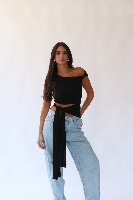 חולצת לימה- שחורה