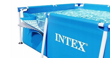 בריכת עמודים מלבנית כחולה | 450X220X84 סמ| מקט 28273| INTEX | קפיץ קפוץ