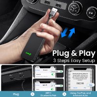 5.0 - 2Air מתאם לרכב CarPlay ו‑Android Auto אלחוטי Carlinkit