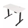 שחור לבן - שולחן עמידה חשמלי מתכוונן חד מנועי Comfortly S1