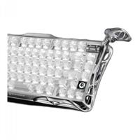מקלדת גיימינג אלחוטית GravaStar Mercury K1 Pro Ghost Silver - ללא חריטה בעברית