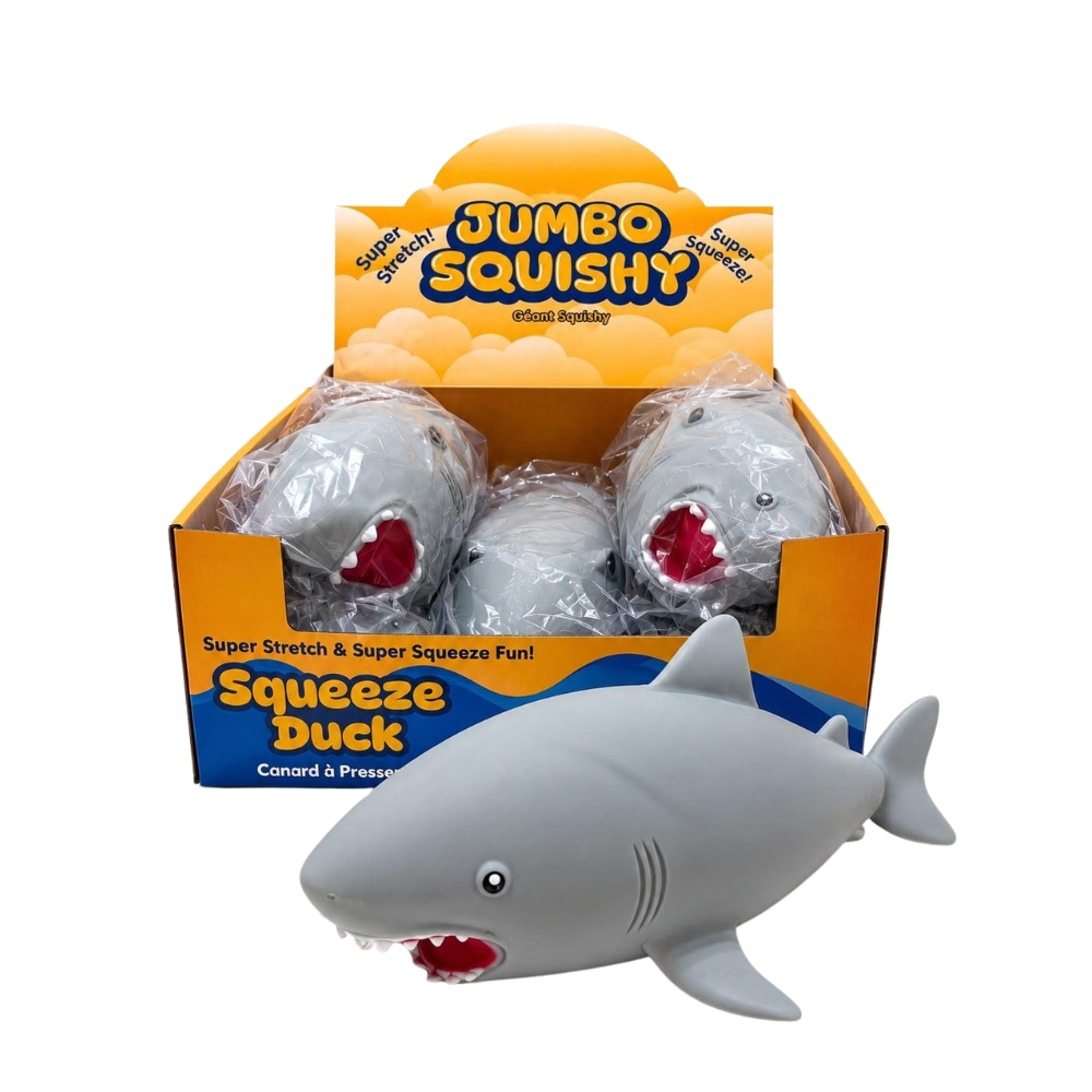 סקווישי נידו כריש ענק להפגת מתחים -  Squishy Nido Giant Shark TG-320-1