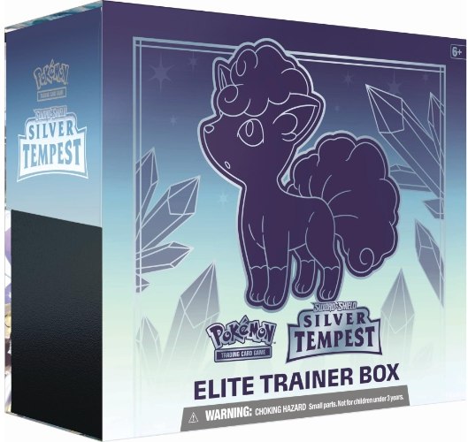 קלפי פוקימון אליט טריינר בוקס Pokémon TCG: Sword & Shield 12 Silver Tempest Elite Trainer Box