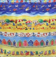 תיק צידנית תרמית גדולה Fun At The Beach