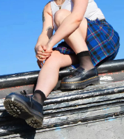 נעלי ד"ר מרטינס אדריאן שחור Dr. Martens Adrian Quad Black