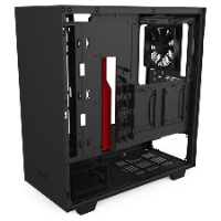 מארז NZXT H510 MATTE BLACK/RED