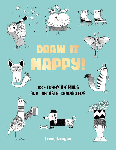 ספר לימוד ציור Draw it happy