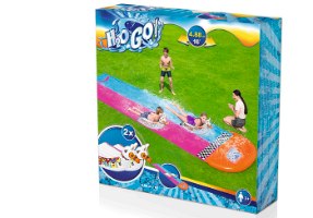 משטח החלקה רטוב דו מסלולי עם שני מתנפחי החלקה 4.88 מטר 52320 מבית Bestway