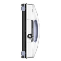 מנקה חלונות רובוטי Hobot S6 Pro – המנקה הרובוטי בצבע לבן ושחור נראה במבט צדדי על רקע לבן