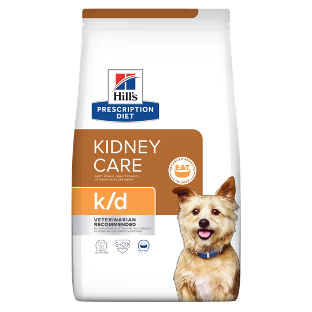 K/D Dog dry food with chicken