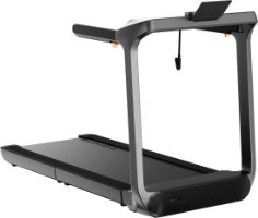 הליכון מתקפל WalkingPad X218 – המכשיר בצבע אפור כהה מוצג במבט צידי מורחב על רקע לבן