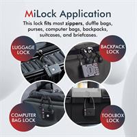 תגית איתור לאפל משולבת במנעול קומבינציה MiLock חברת MiLi