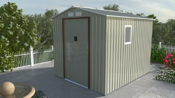 מחסן מתכת פרמיום דגם 2.13X3.19 Garden Top T710