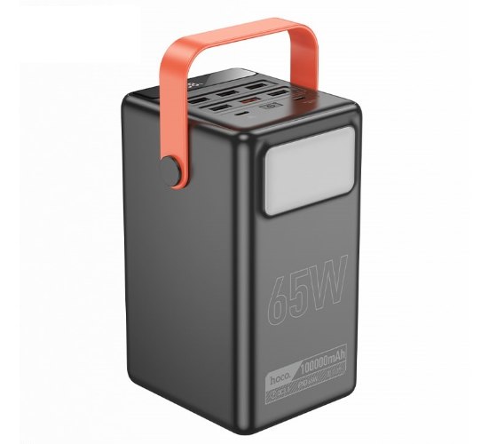 סוללת גיבוי עוצמתית במיוחד HOCO DB03 MAX 100,000mAh + פנס