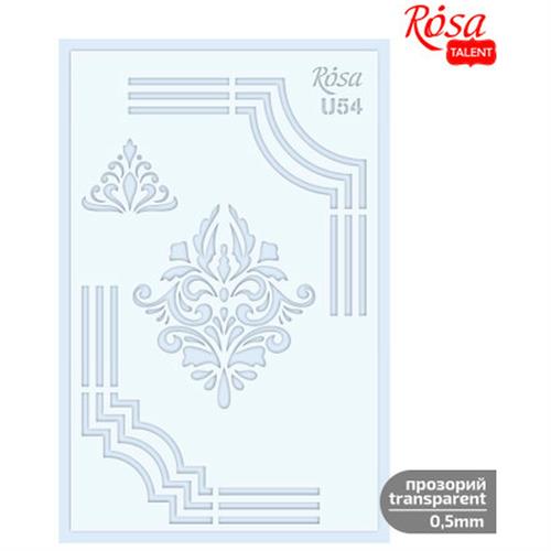 שבלונה פלסטיק רוסה 13/20 ס"מ עיטורים 54