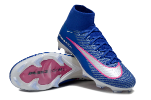 עם גרב - נעלי כדורגל Mercurial Superfly 7 Elite כחול ורוד