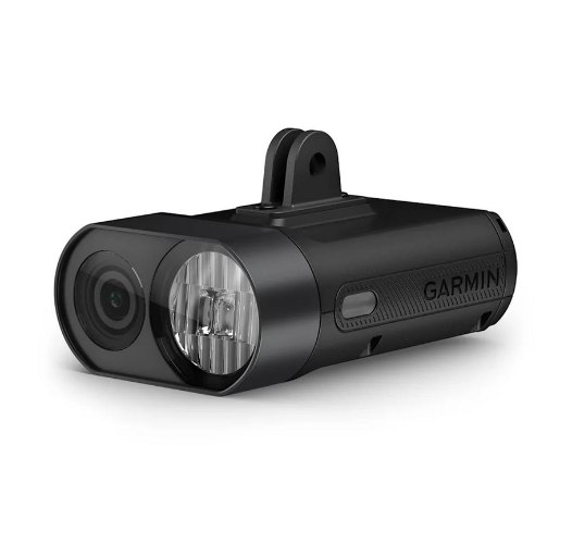 פנס מצלמה Garmin Varia Vue - מצלמת דרך 4K עם תאורה חכמה לרוכבי אופניים