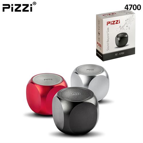 רמקול PiZZi עוצמתי בגימור מטאלי  , הספק 3W , גודל 35X35X34ממ , משקל 57.6 גר' דגם PZ-4700